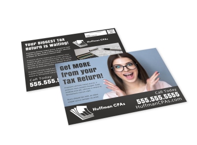 Tax EDDM Postcard Template uts54eob98 preview