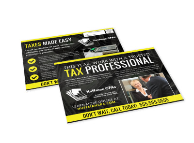 Tax EDDM Postcard Template 8z32czzv4c preview