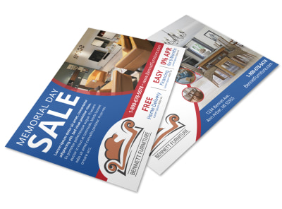 Memorial Day Sale Postcard Template m2ugk758db preview