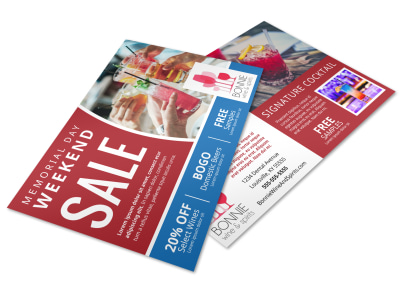 Memorial Day Sale Postcard Template hb1cafojn2 preview