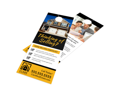 Thinking Of Selling Door Hanger Template pt64kqqlzh preview