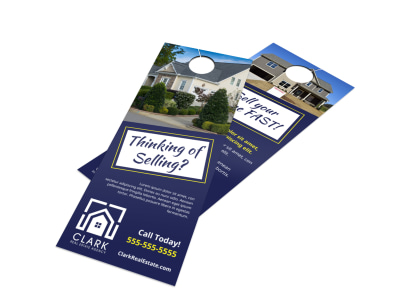 Thinking Of Selling Door Hanger Template t62h666o9v preview