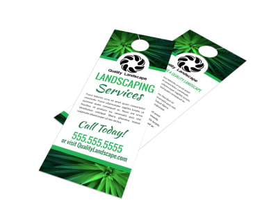 Landscaping Services Offered Door Hanger Template v16ky8ssu7 preview