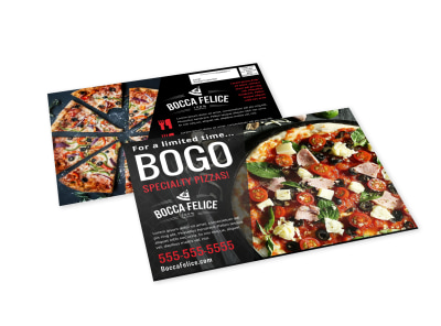 Pizza Restaurant EDDM Postcard Template u9ip6dmxup preview