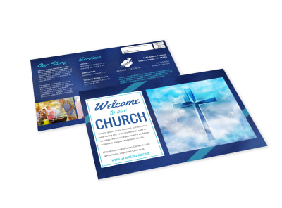 Church Welcome EDDM Postcard Template 64ck5drlra preview