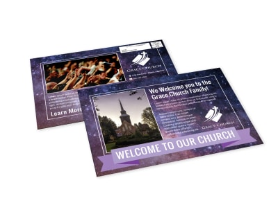 Church Welcome EDDM Postcard Template 1f9hvakjm2 preview