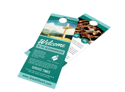 Church Welcome Door Hanger Template yy9x5w6izi preview