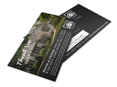 Referral Real Estate Postcard Template kr0fytdeaj preview