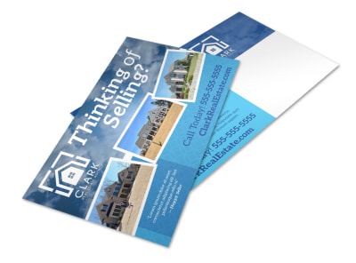 Thinking Of Selling Real Estate Postcard Template vkzjwpnufd preview