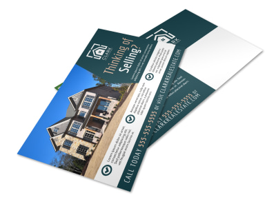Thinking Of Selling Real Estate Postcard Template u03fs9z55t preview