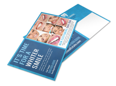 Teeth Whitening Dental Postcard Template 65xux1mr2r preview