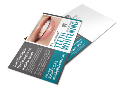 Teeth Whitening Dental Postcard Template v2x7oluo4o preview