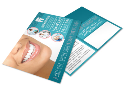 Teeth Whitening Dental Postcard Template 4aajq22jfd preview