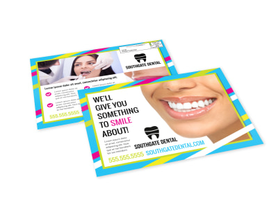 Teeth Whitening Dental EDDM Postcard Template 752lwv2oqw preview
