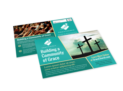 Church Outreach EDDM Postcard Template jjcj91x8iw preview