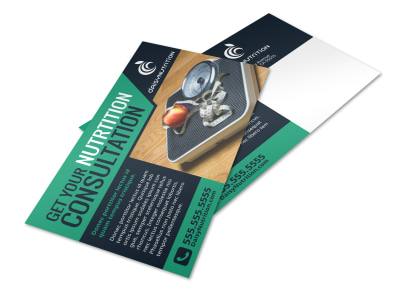 Nutrition Consultation Postcard Template nortxlfut9 preview