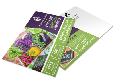 Nutrition Consultation Postcard Template qp56bgrdx4 preview