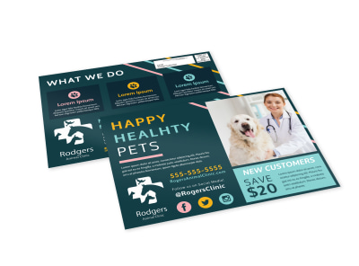 Veterinarian EDDM Postcard Template 0y1xkr1tov preview