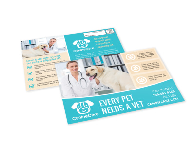 Veterinarian EDDM Postcard Template wfecgc8y9q preview