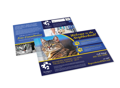 Veterinarian EDDM Postcard Template rcjjgd4mkk preview