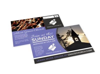 Church Outreach EDDM Postcard Template vnzudj2emw preview