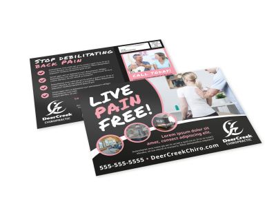 Chiropractic EDDM Postcard Template jwshvxp2vb preview