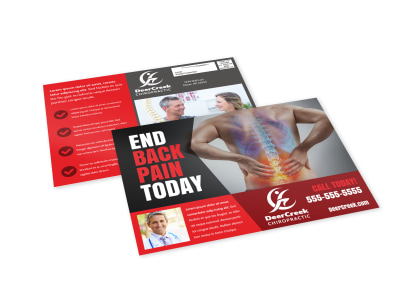 Chiropractic EDDM Postcard Template a56gtij3ru preview