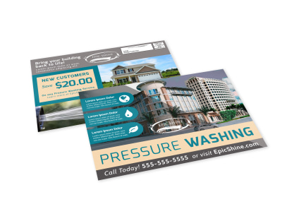 Pressure Washing EDDM Postcard Template 6kg0j9t476 preview