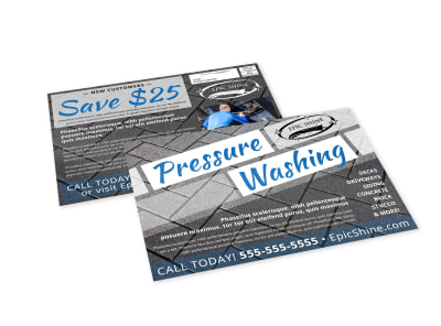 Pressure Washing EDDM Postcard Template 0qr10f0hru preview