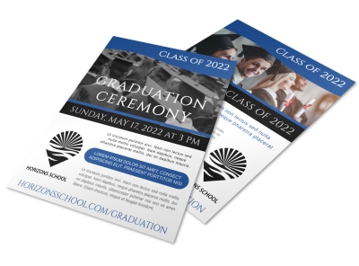 Graduation School Flyer Template e9d5kcaguj preview