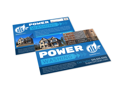 Power Washing EDDM Postcard Template fsobw75aps preview