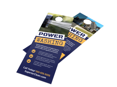 Power Washing Door Hanger Template vv92zlr6s1 preview