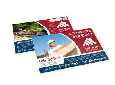Roofing EDDM Postcard Template gd7y5onbnu preview