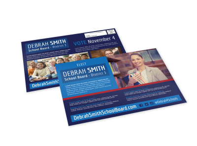 School Board EDDM Postcard Template odgq20o6i7 preview