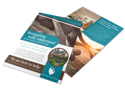 Drug Rehab Flyer Template peaexwvr86 preview