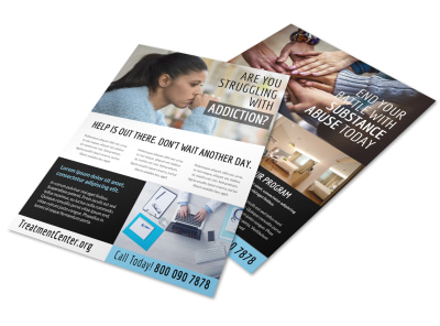 Drug Rehab Flyer Template k4glyhfrgz preview