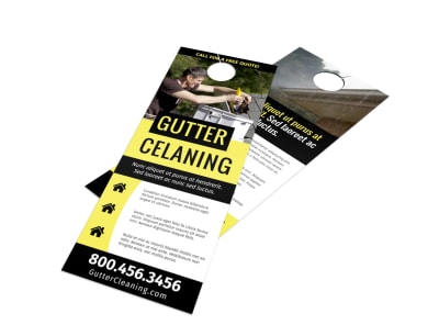 Gutter Cleaning Door Hanger Template d7codj4wib preview