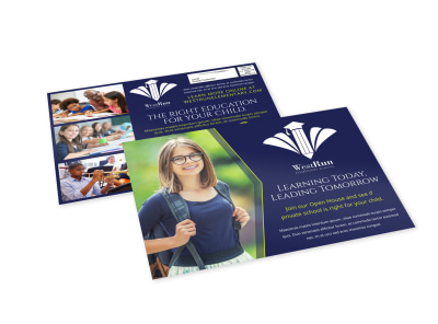 Private School EDDM Postcard Template 361sb8lq0q preview
