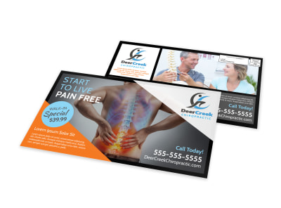 Chiropractic EDDM Postcard Template p6det5lu2e preview