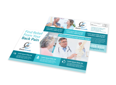 Chiropractic EDDM Postcard Template mujioc2r1a preview