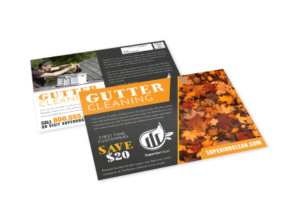 Gutter Cleaning EDDM Postcard Template w312e4uk6m preview