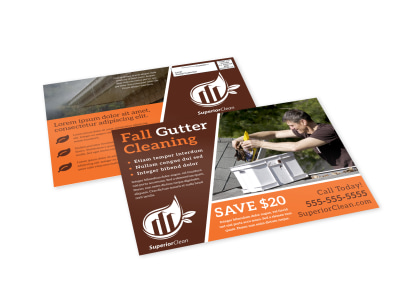 Gutter Cleaning EDDM Postcard Template bqjmother3 preview