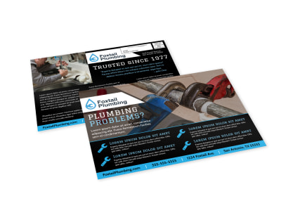 Plumbing EDDM Postcard Template b5e7g7i58t preview