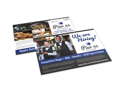 Now Hiring EDDM Postcard Template yeb6wj8suw preview