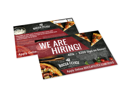 Now Hiring EDDM Postcard Template y42yqv6tay preview