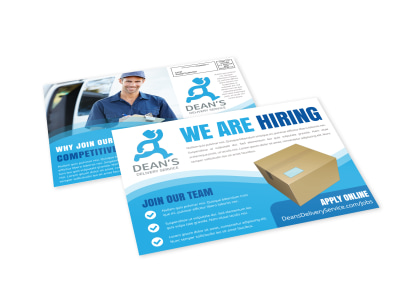 Now Hiring EDDM Postcard Template j4ok4siq2e preview