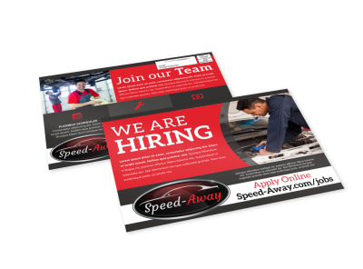 Now Hiring EDDM Postcard Template y6ob3kxaor preview
