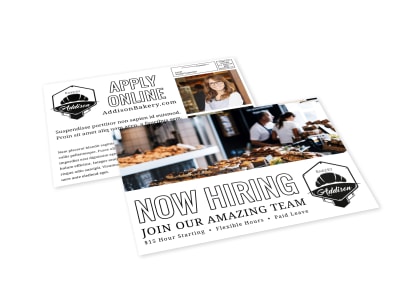 Now Hiring EDDM Postcard Template 1yisw7jeu9 preview