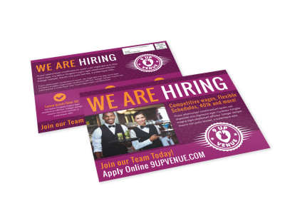 Now Hiring EDDM Postcard Template ry6vv1nmor preview
