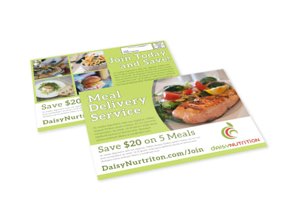 Food Delivery Service EDDM Postcard Template lv9v4qtj0f preview
